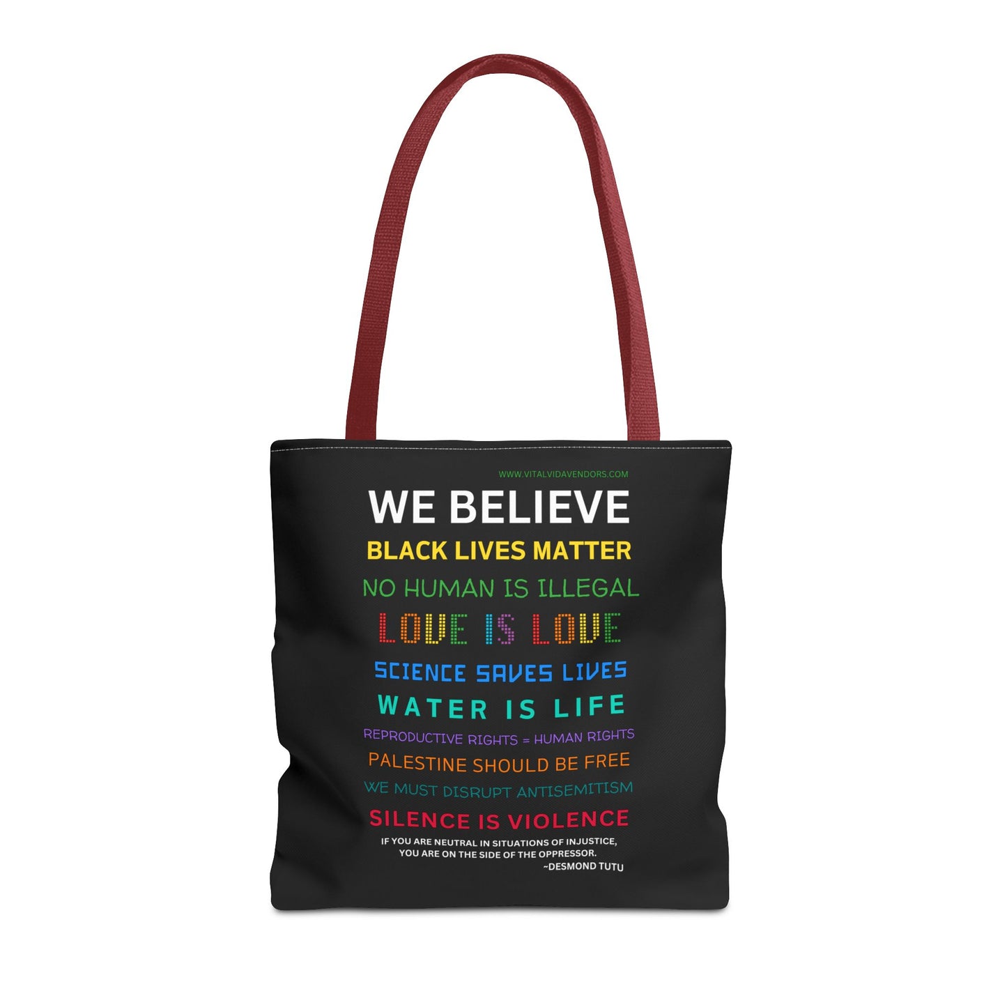 We Believe Tote- 3 sizes