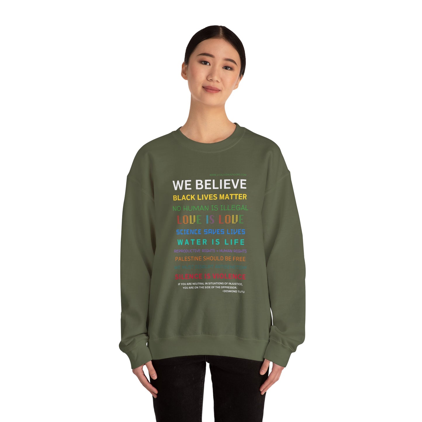 We Believe Heavy Blend™ Crew Sweatshirt