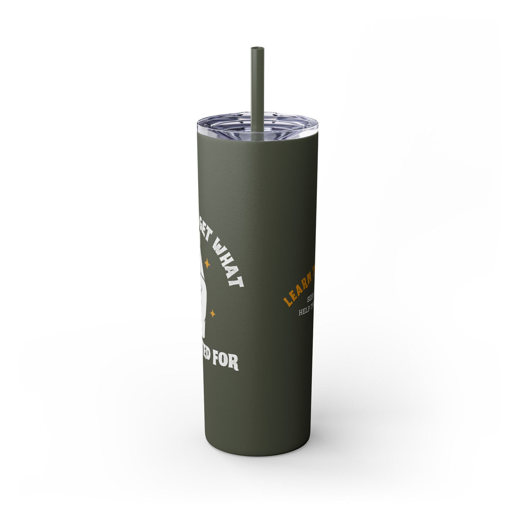 Get What You Voted For Skinny Tumbler – Consequences Brewing Daily