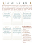 Radical Self-Care and Day Planner